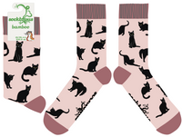 Black Cats Bamboo Socks