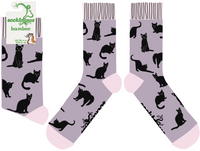 Black Cats Bamboo Socks