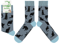 Black Cats Bamboo Socks