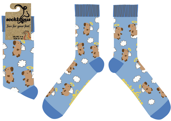 Angel Capybara Socks