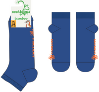 Blue Lagoon - Bamboo Colours Trainer Socks