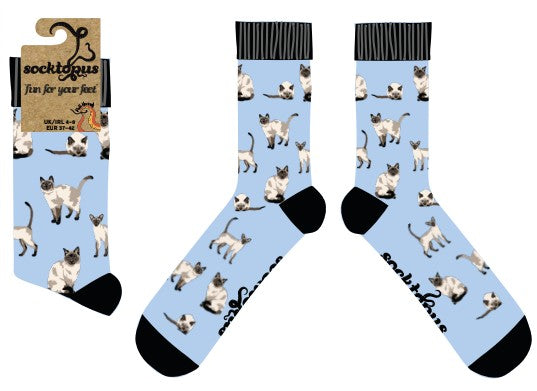 Siamese Cat Socks