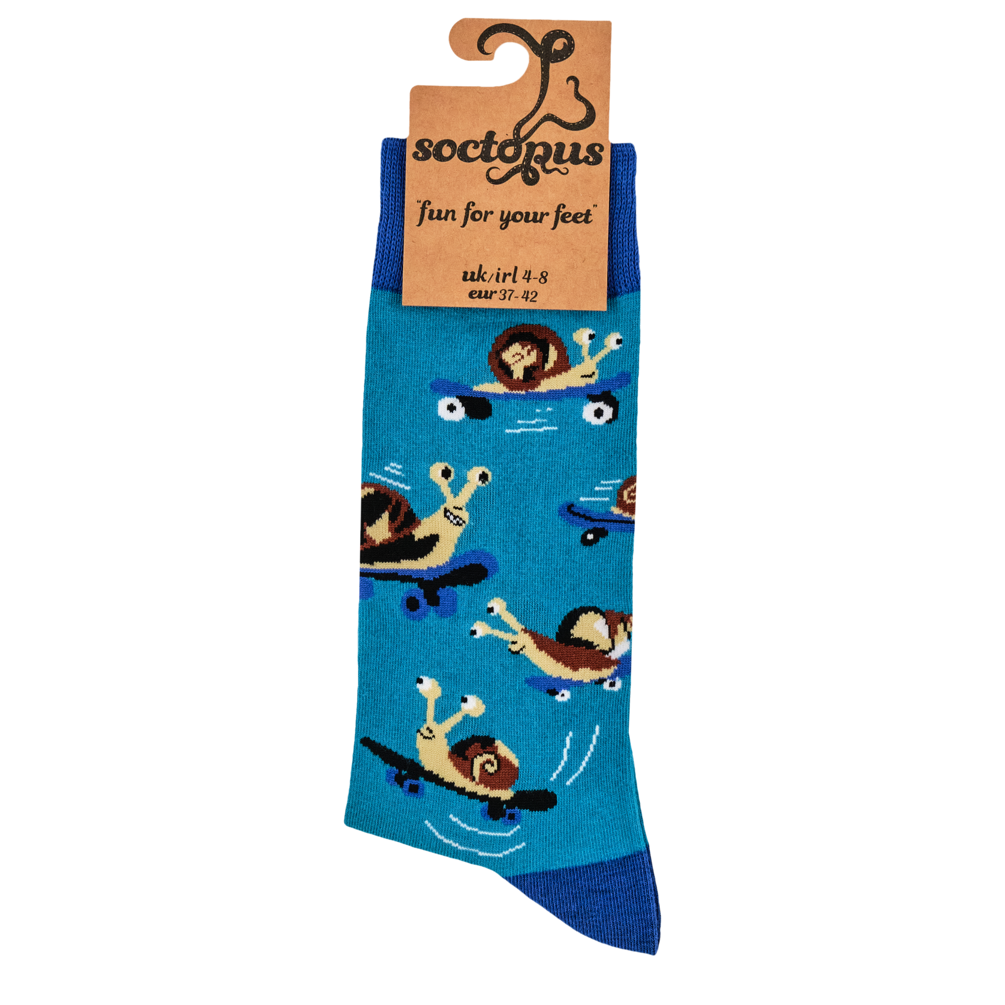 Snail Socks - Snail Boarder