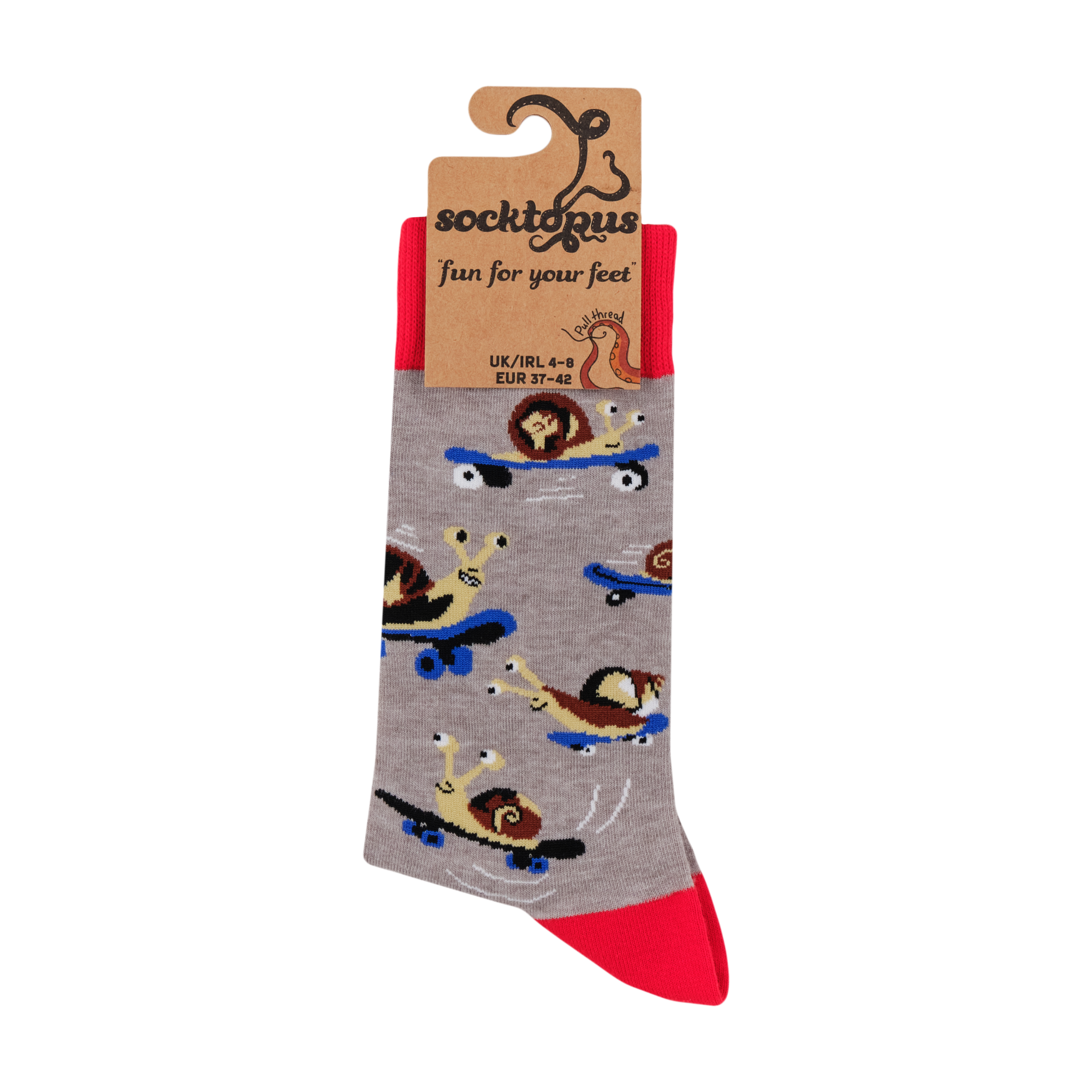 Snail Socks - Snail Boarder
