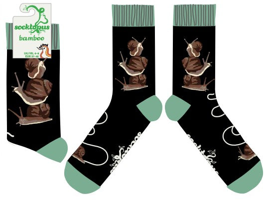 Snails Bamboo Socks