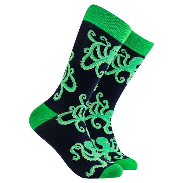 Octopus Socks - Socktopus - DARK NAVY LARGE