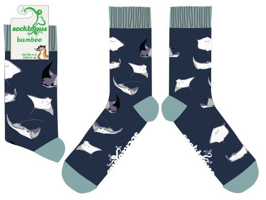 Sting Rays Bamboo Socks