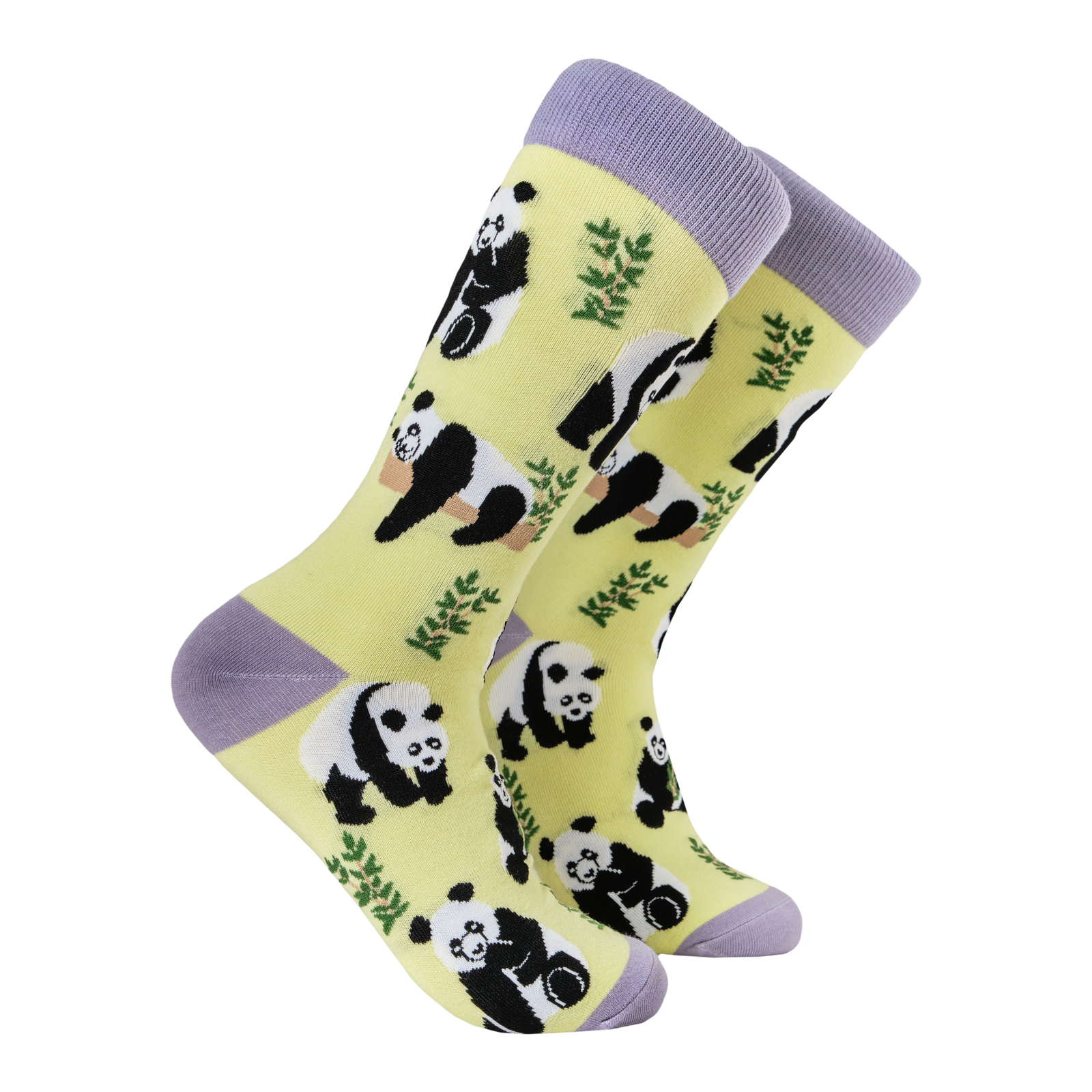 Panda Socks - Stu-Pandous (SOFT LIME)