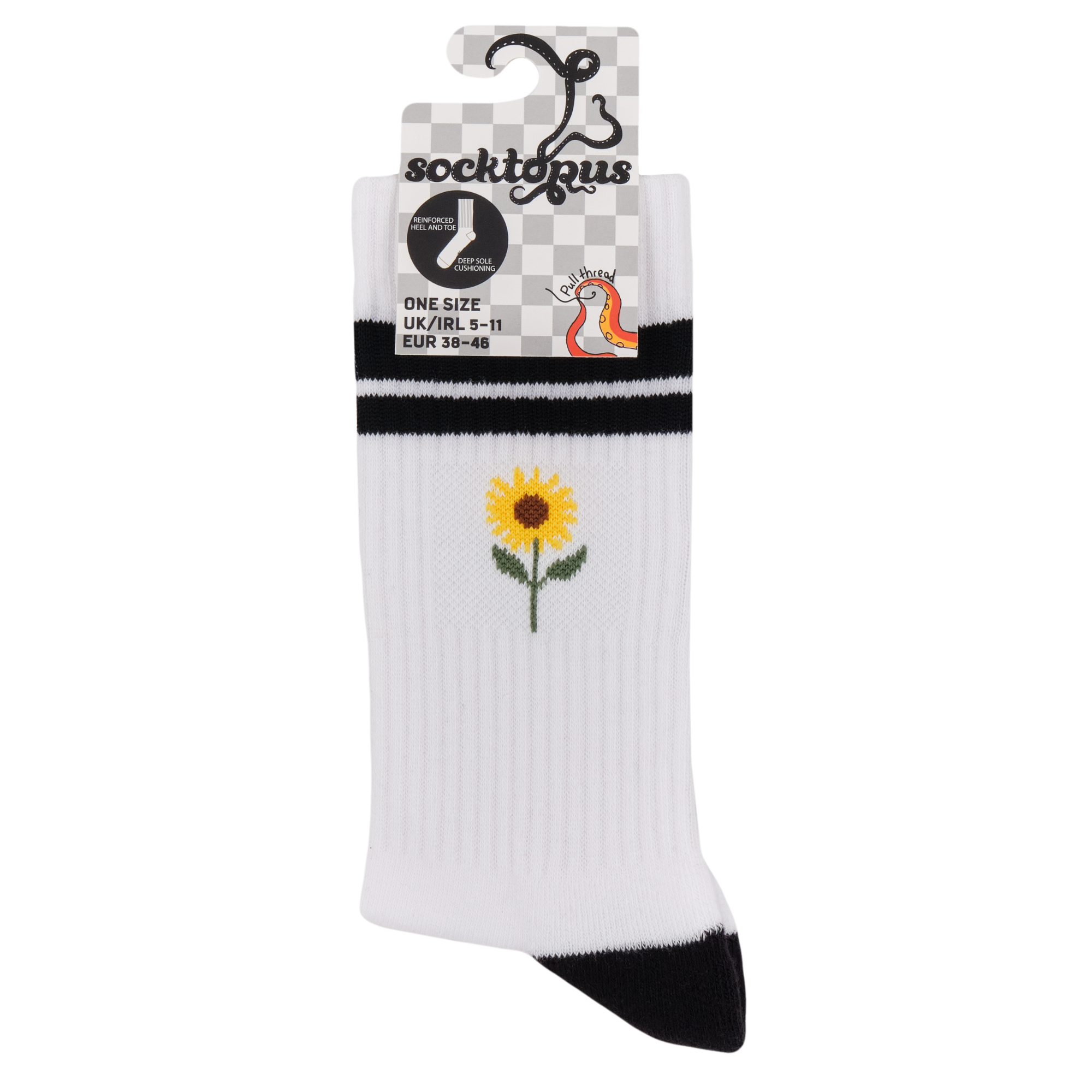 Sunflowers Athletic Socks