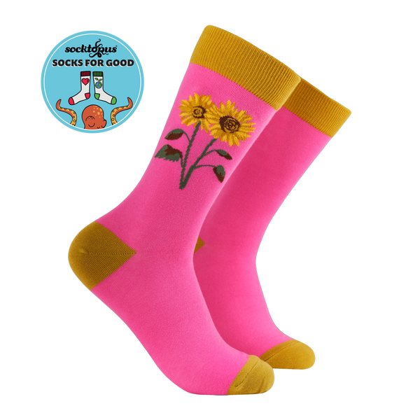 Sunflowers Bamboo Socks