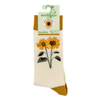 Sunflowers Bamboo Socks