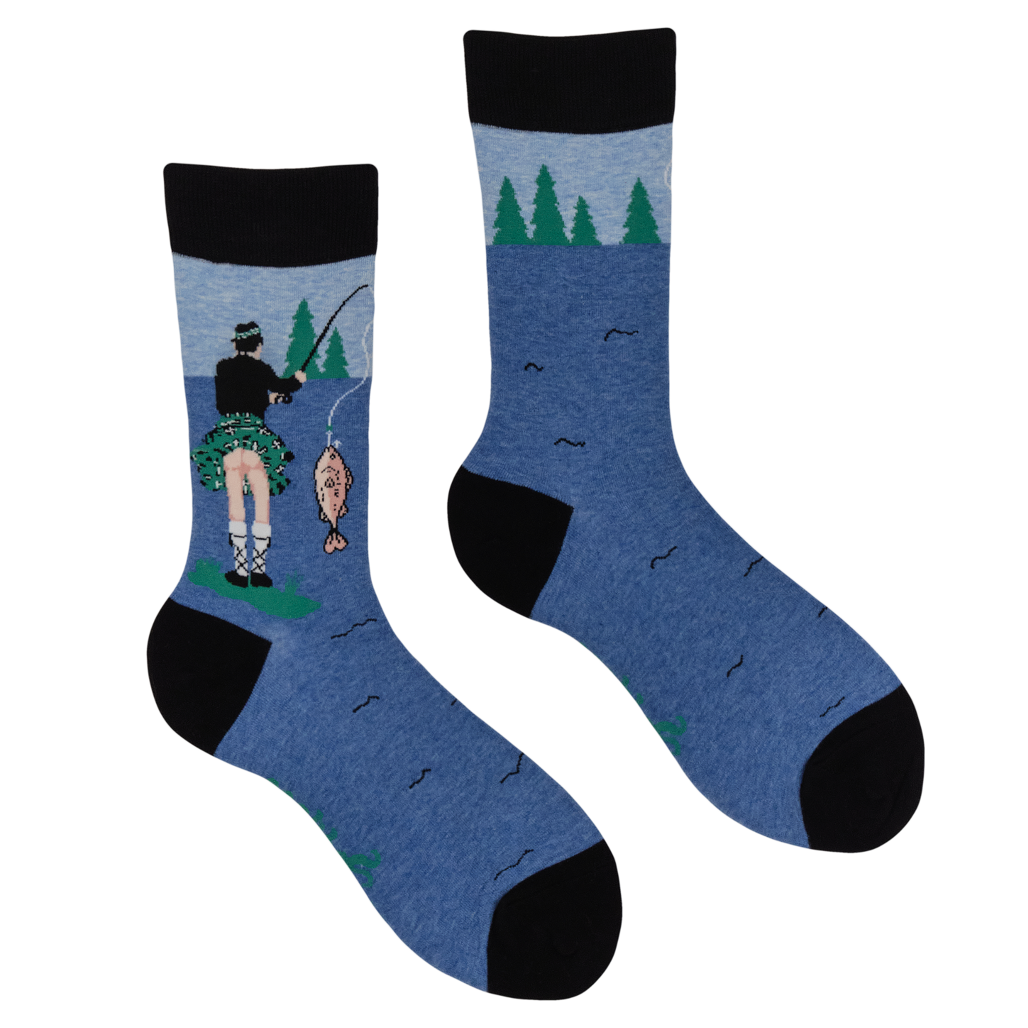 Tartan Bum Fishing Socks