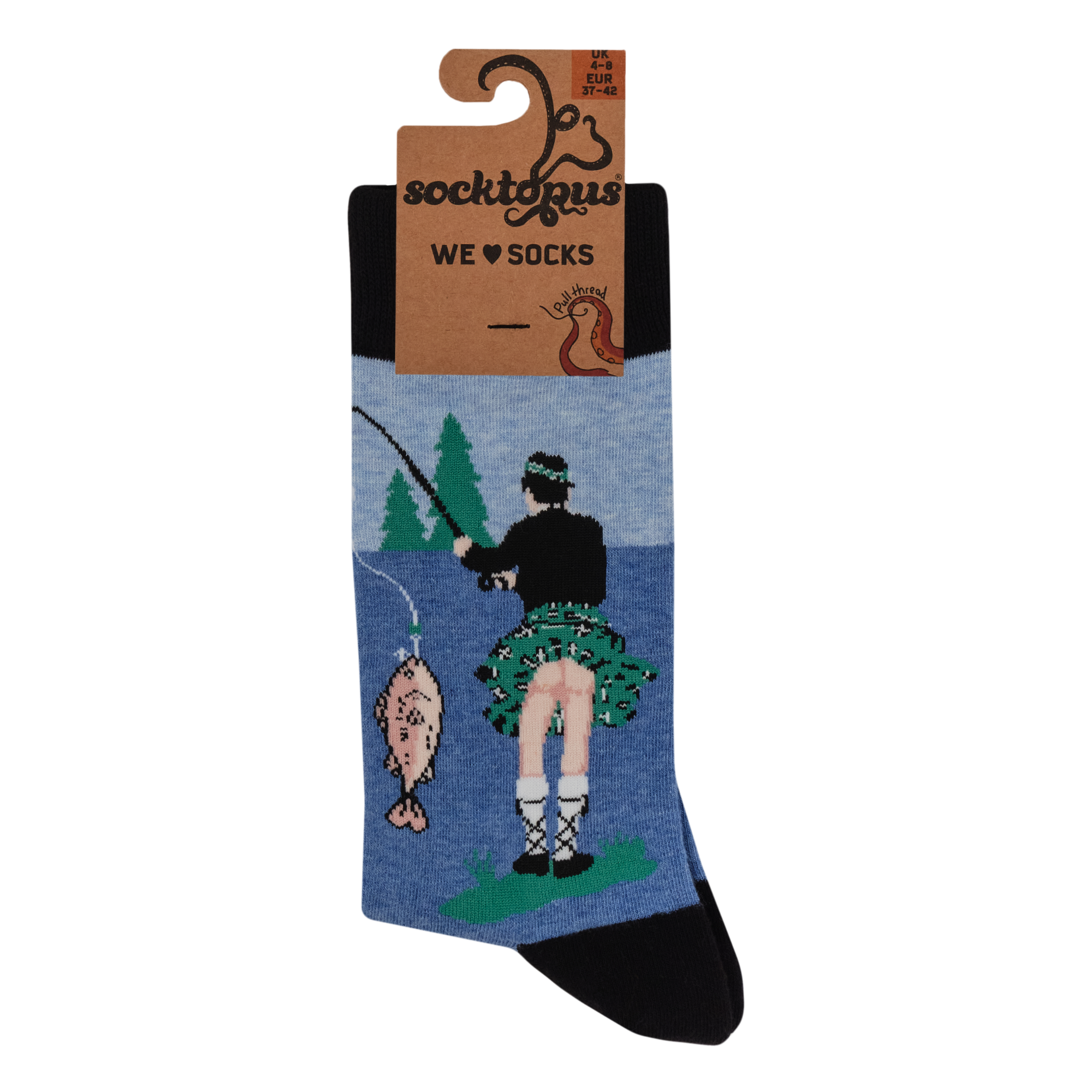 Tartan Bum Fishing Socks