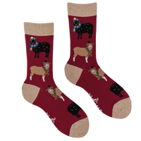 Tartan Sheep Lover Socks