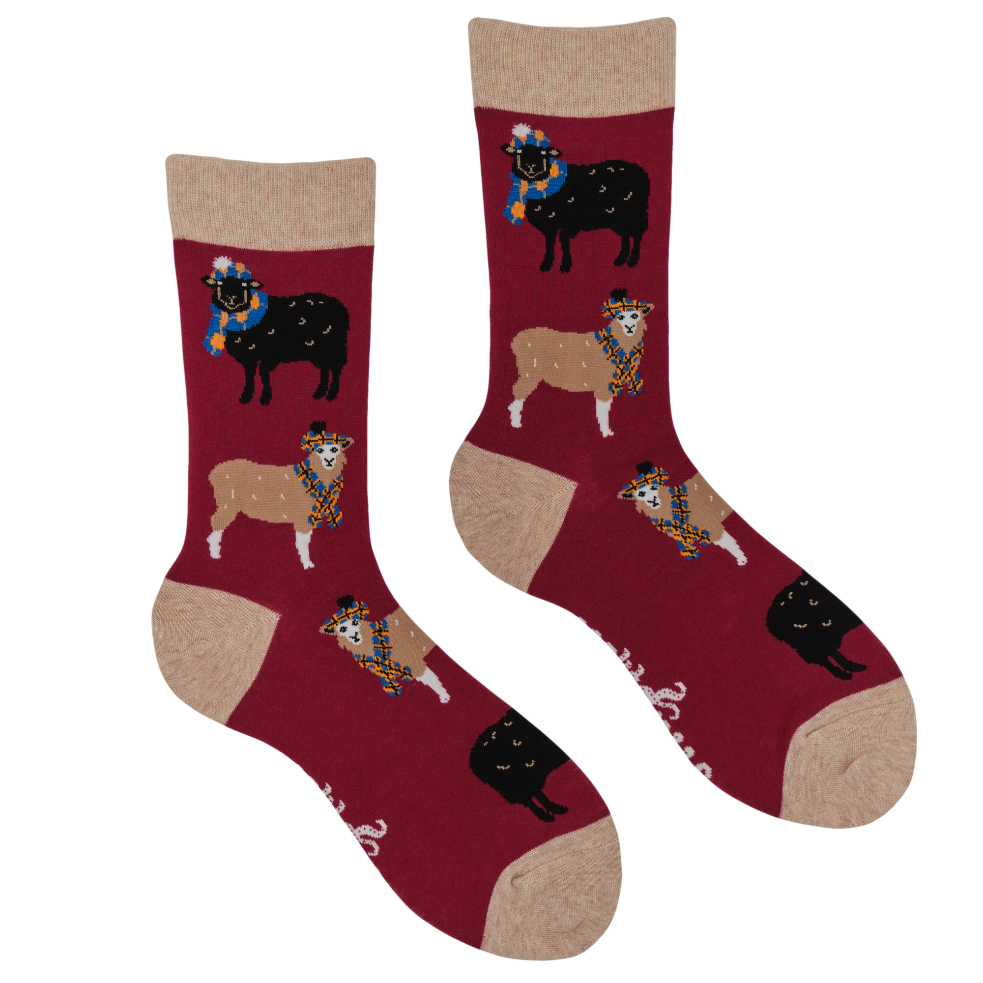 Tartan Sheep Lover Socks