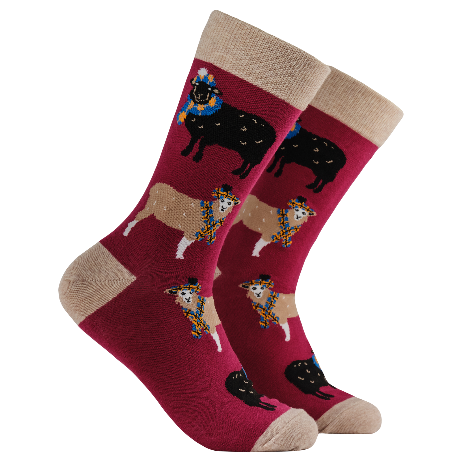 Tartan Sheep Lover Socks
