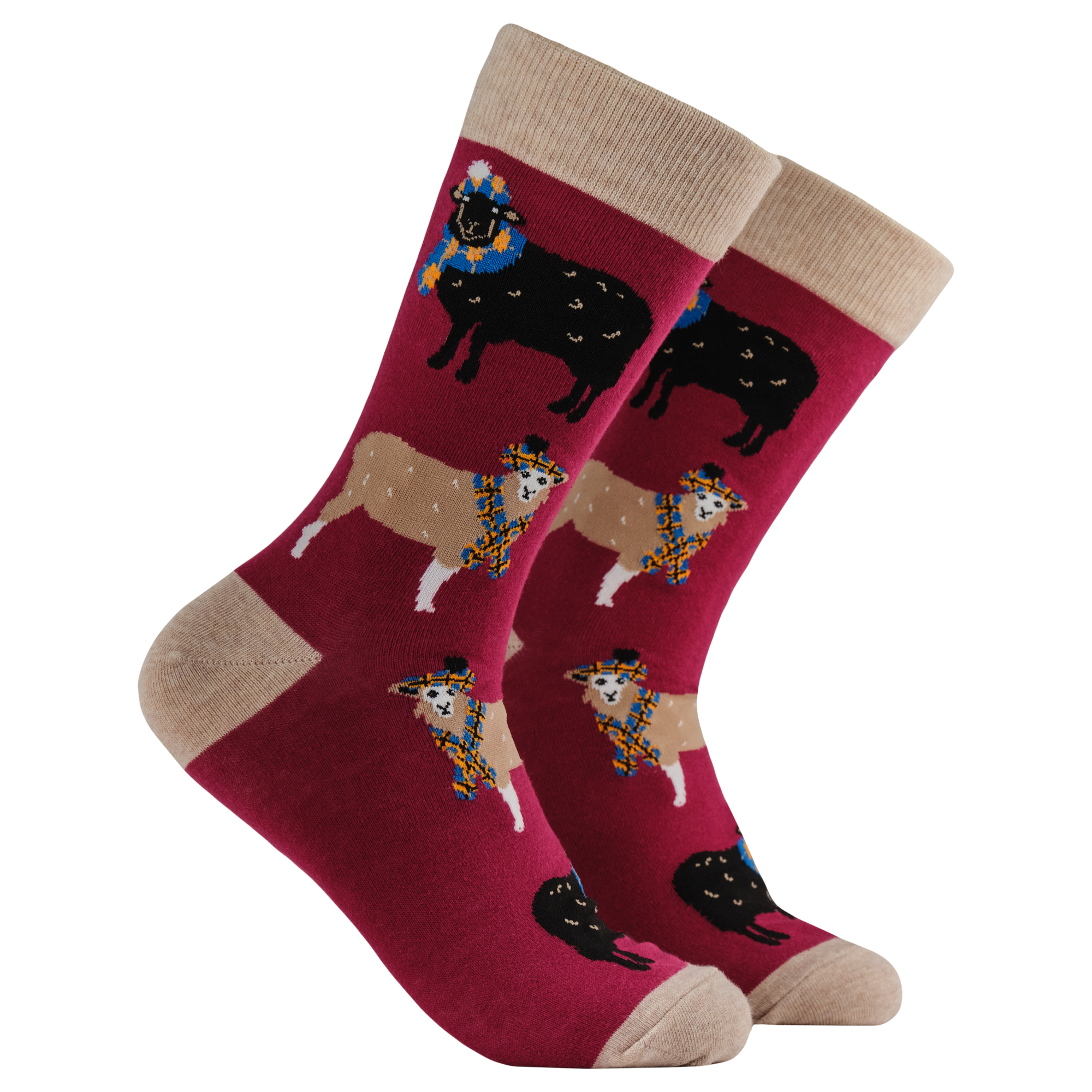 Tartan Sheep Lover Socks