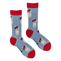 Tartan Westie Dog Socks