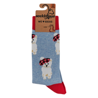 Tartan Westie Dog Socks