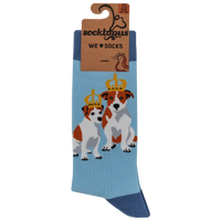 Jack Russell Terrier Socks - The Royal Couple