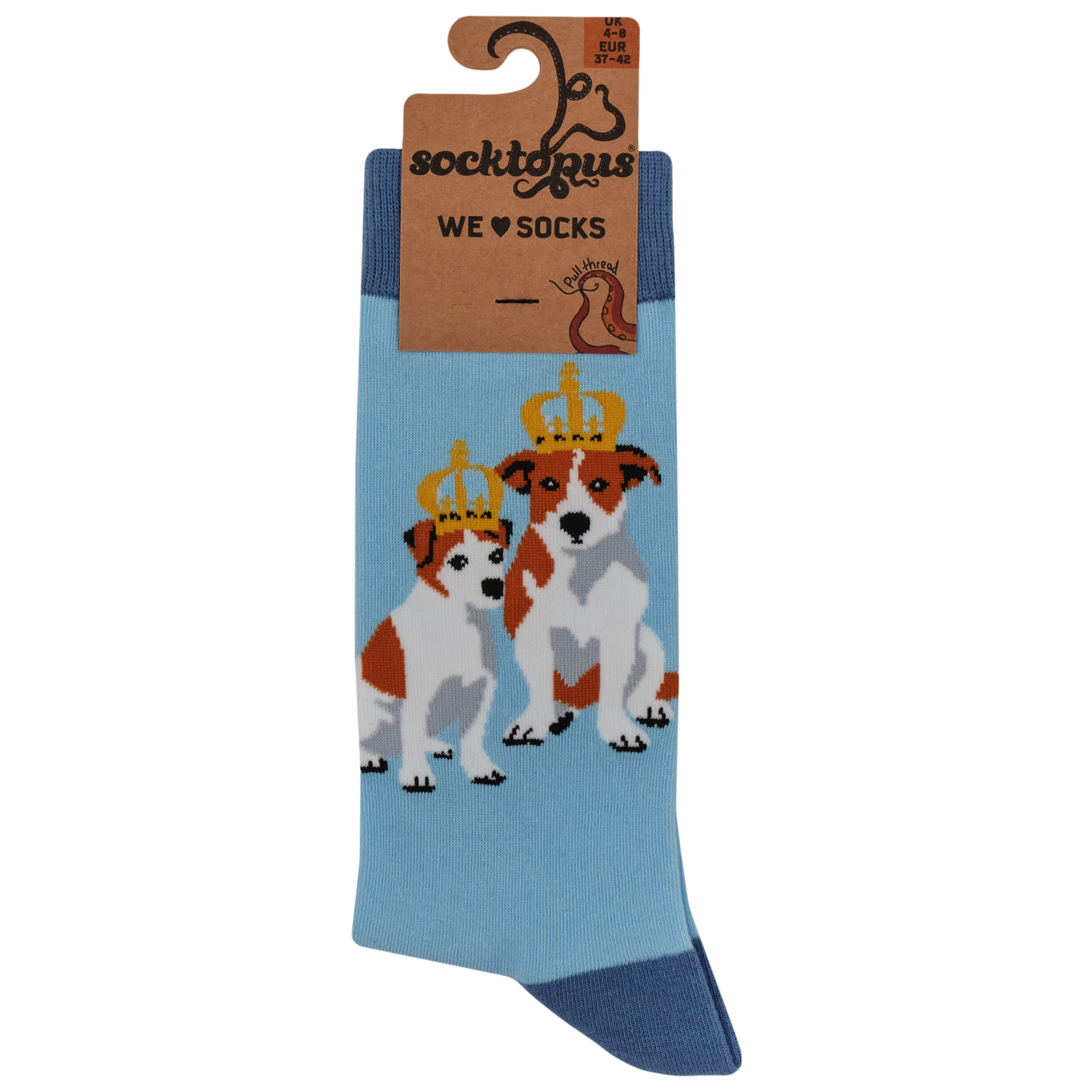 Jack Russell Terrier Socks - The Royal Couple