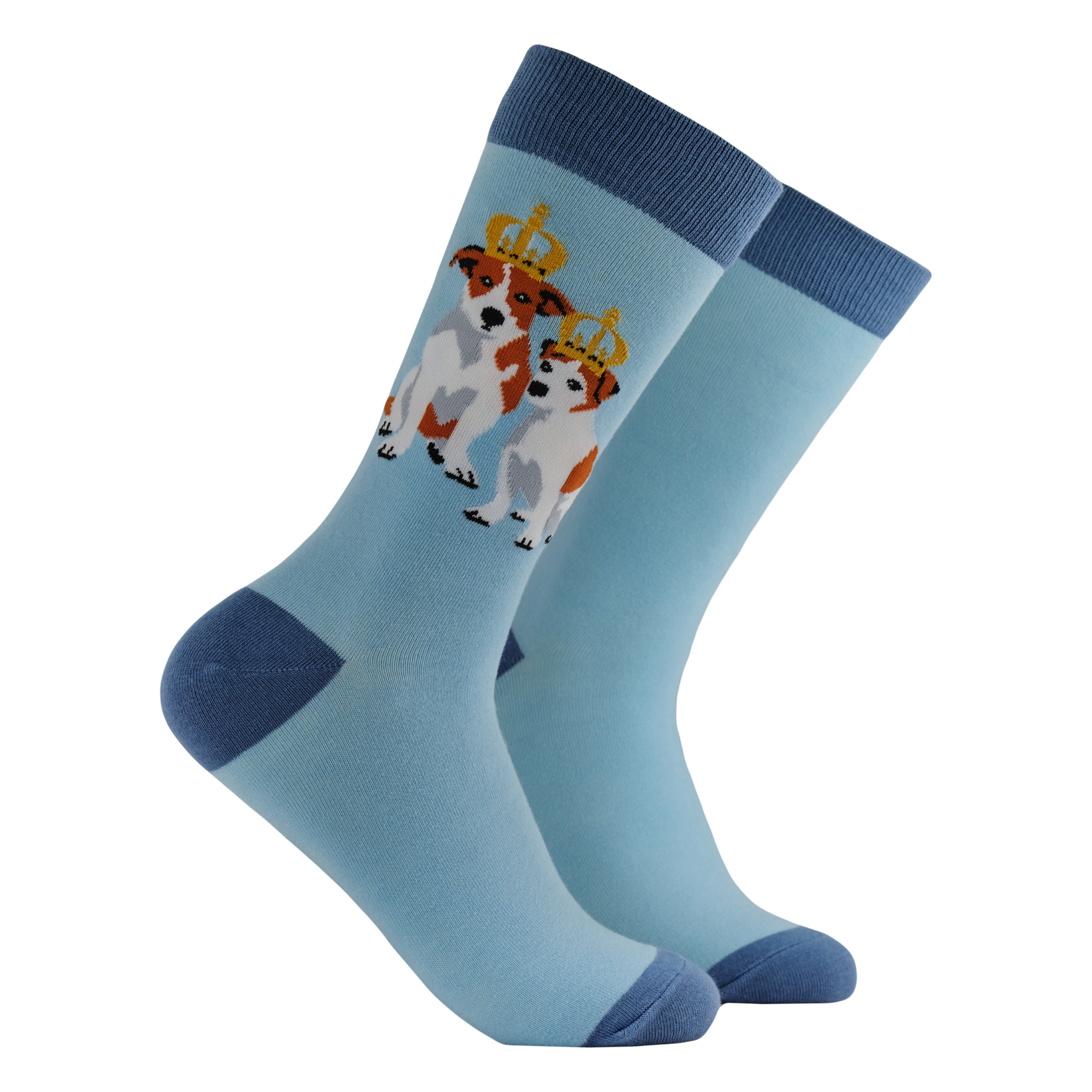 Jack Russell Terrier Socks - The Royal Couple