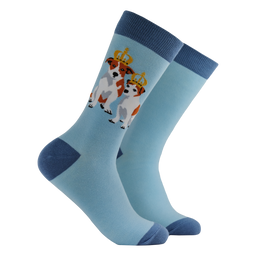 Jack Russell Terrier Socks - The Royal Couple