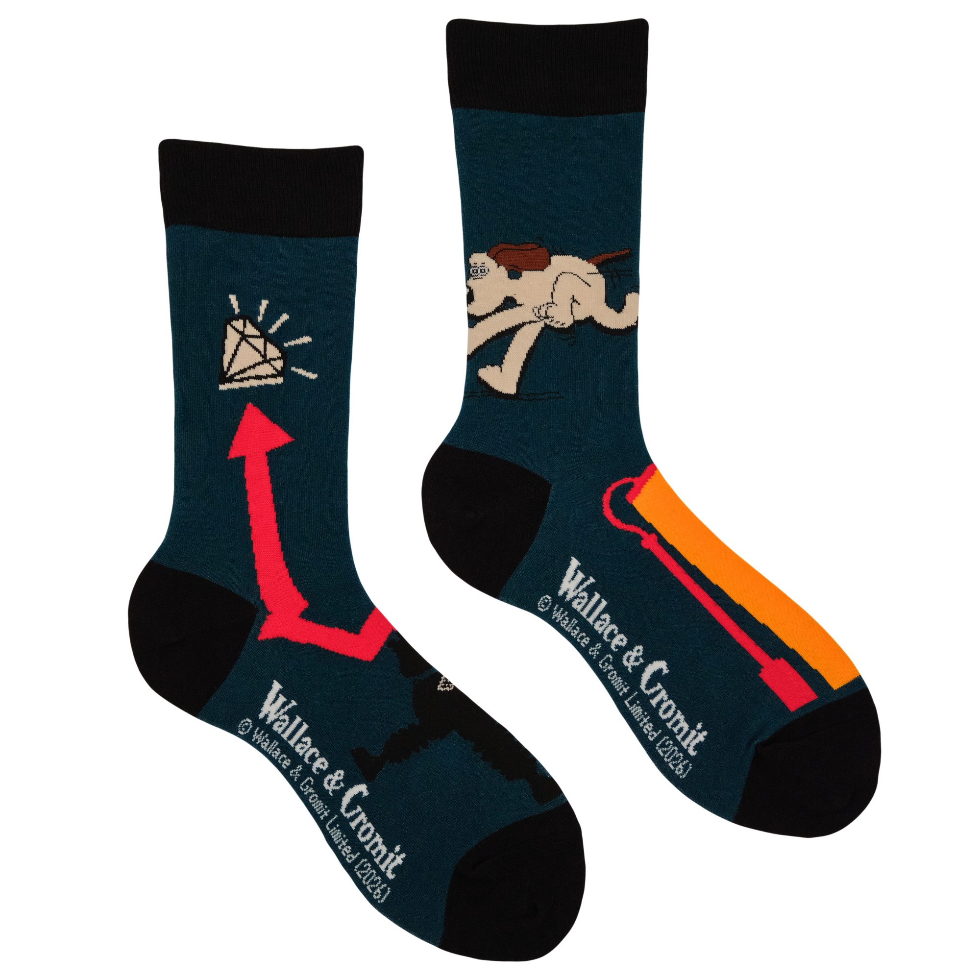Wrong Trousers Socks - Wallace and Gromit