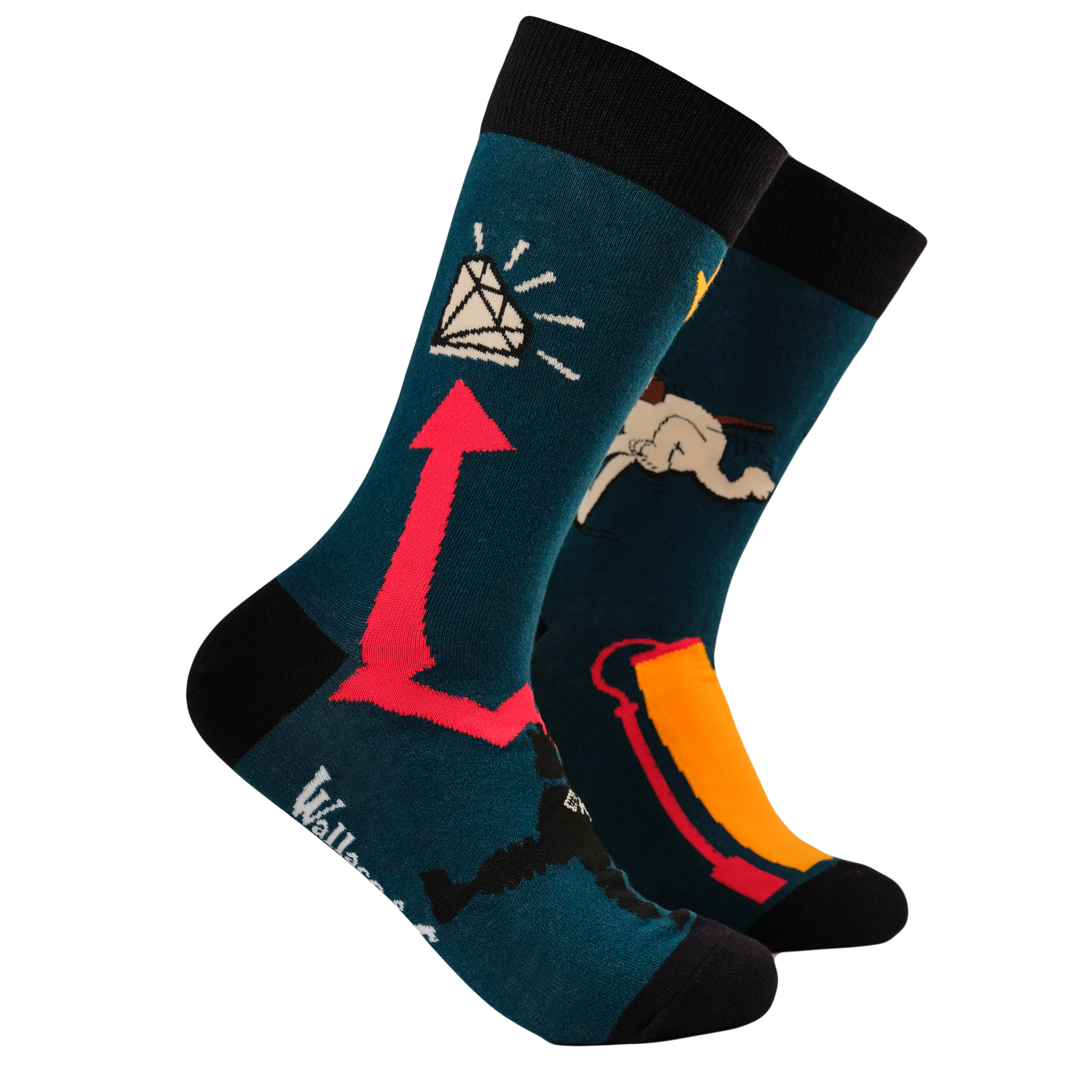 Wrong Trousers Socks - Wallace and Gromit