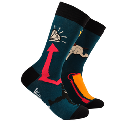 Wrong Trousers Socks - Wallace and Gromit