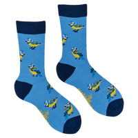 Blue Tit Bamboo Socks - Tit for Tat