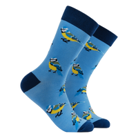 Blue Tit Bamboo Socks - Tit for Tat