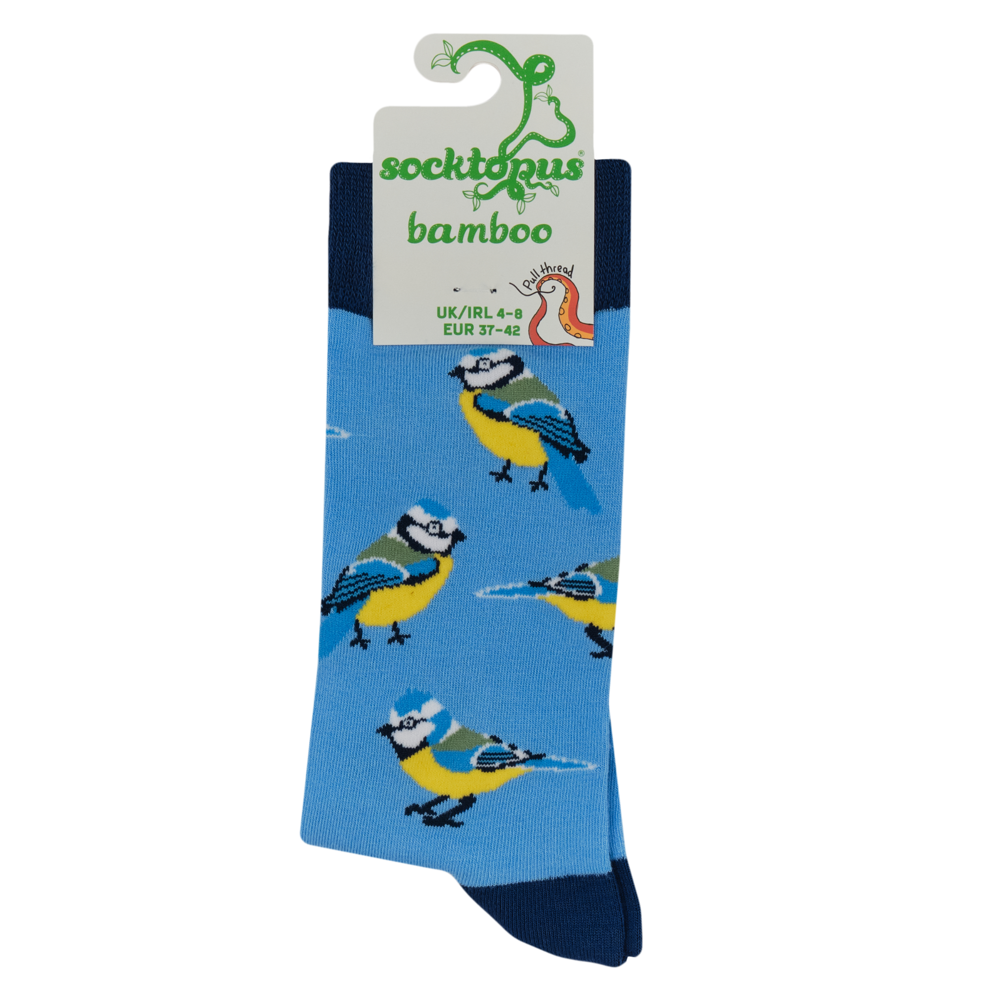 Blue Tit Bamboo Socks - Tit for Tat