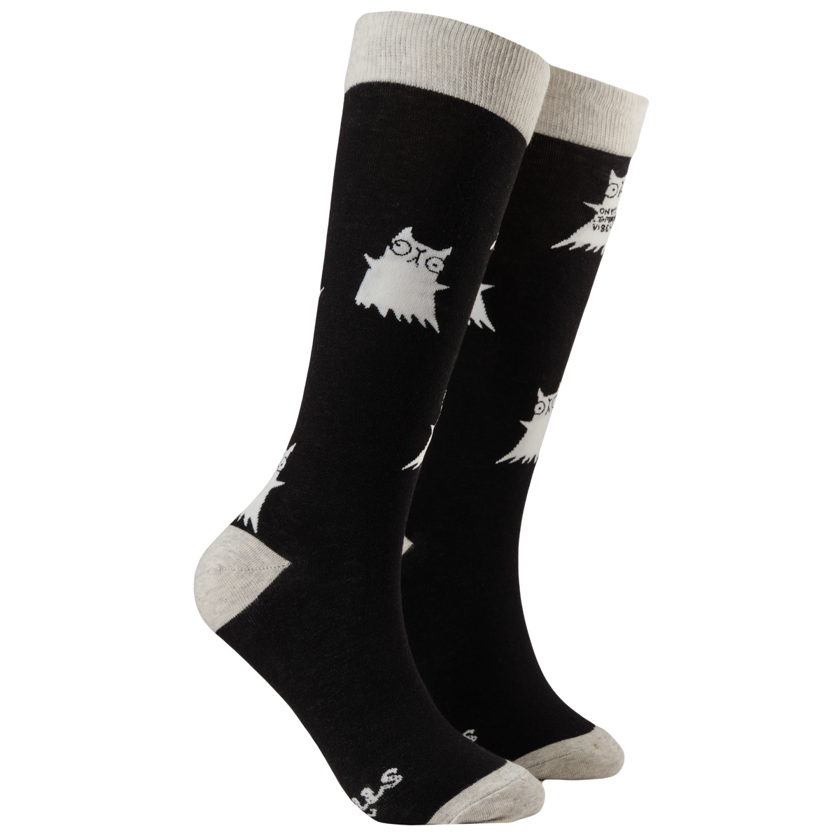 On My Way to Make the Vibe Weird Knee High Socks - Socktopus X Katie Abey