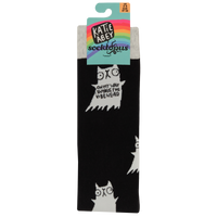 On My Way to Make the Vibe Weird Knee High Socks - Socktopus X Katie Abey