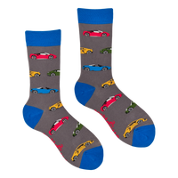 Race Car Socks - Toe Fast, Toe Furious