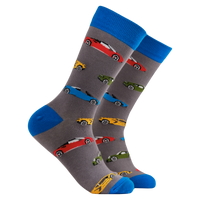 Race Car Socks - Toe Fast, Toe Furious