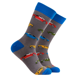 Race Car Socks - Toe Fast, Toe Furious