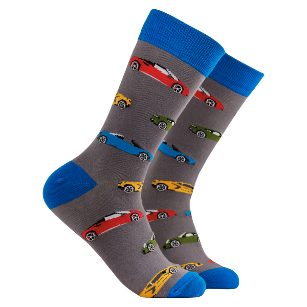 Race Car Socks - Toe Fast, Toe Furious