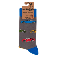 Race Car Socks - Toe Fast, Toe Furious
