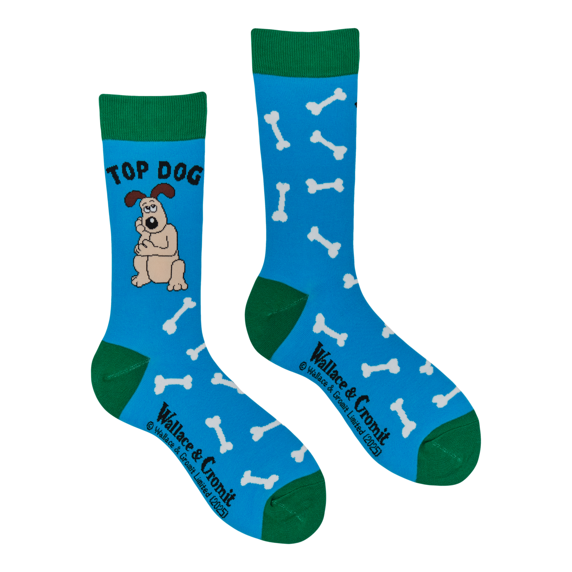 Top Dog Socks - Wallace and Gromit