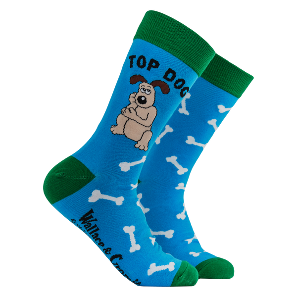 Top Dog Socks - Wallace and Gromit