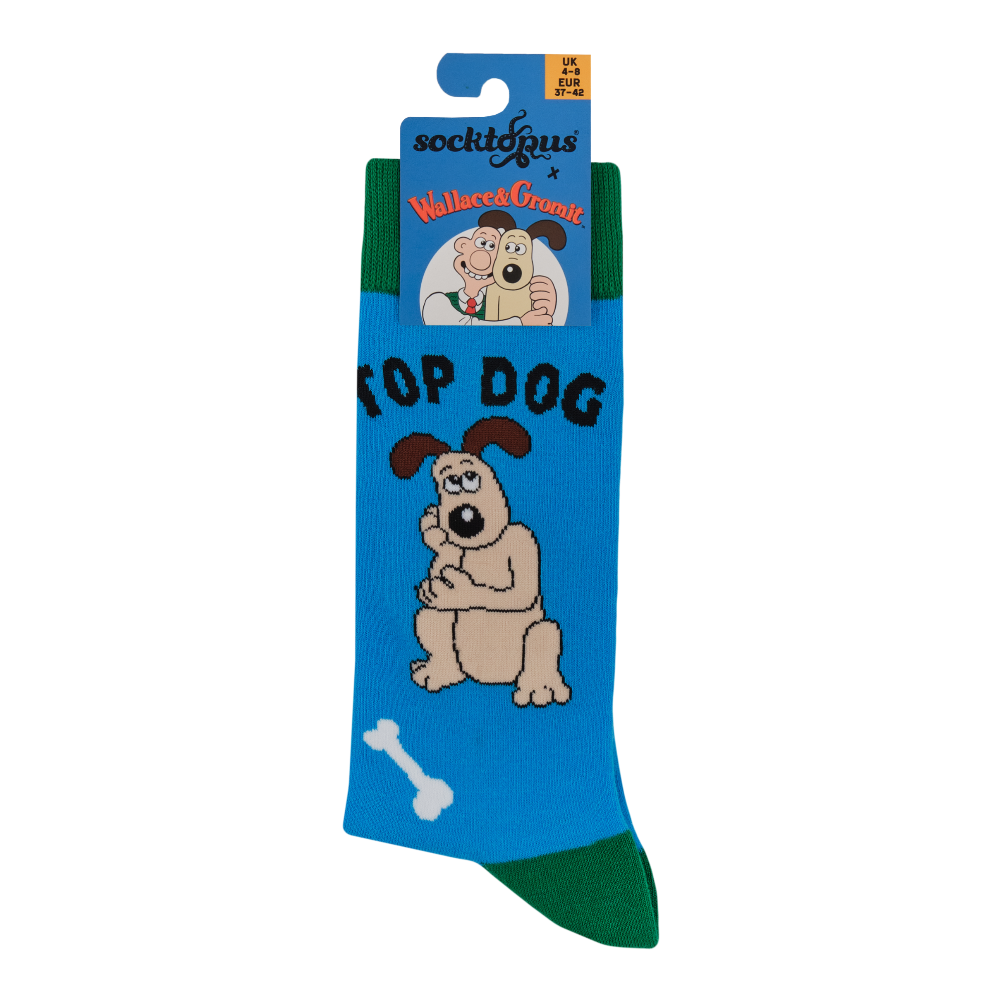 Top Dog Socks - Wallace and Gromit