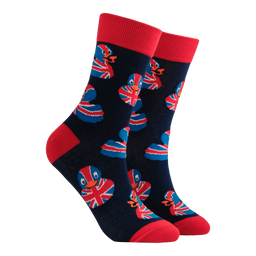 Union Jack Rubber Duck Mini Socks