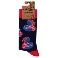 Union Jack Rubber Duck Socks