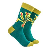 Venus Fly Trap Bamboo Socks
