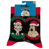 Wallace and Gromit Xmas Socks - Wallace and Gromit