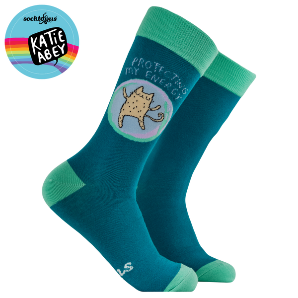 Protecting My Energy Socks - Socktopus X Katie Abey