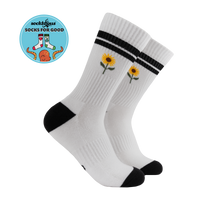 Sunflowers Athletic Socks
