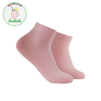 Pink Lemonade - Bamboo Colours Trainer Socks
